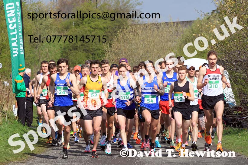 The 2023 Terry O'Gara Memorial 5k Road Race organised by Wallsend Harriers. Photo: David T. Hewitson/Sports for All Pics